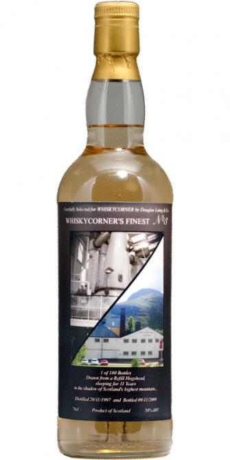 Ben Nevis 1997 DL Whiskycorner Nr. 3 Refill Hogshead 50% 700ml