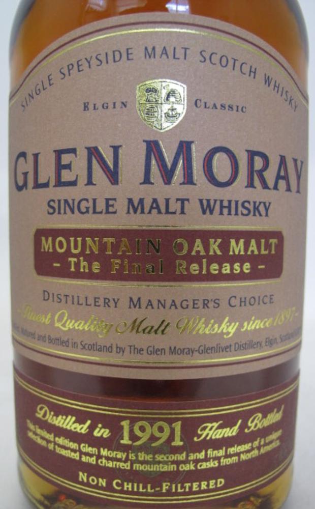 Glen Moray 1991 Mountain Oak Malt