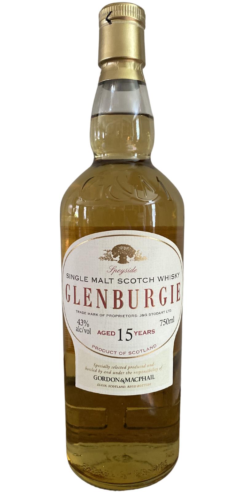 Glenburgie 15yo GM Licensed Bottling 43% 750ml