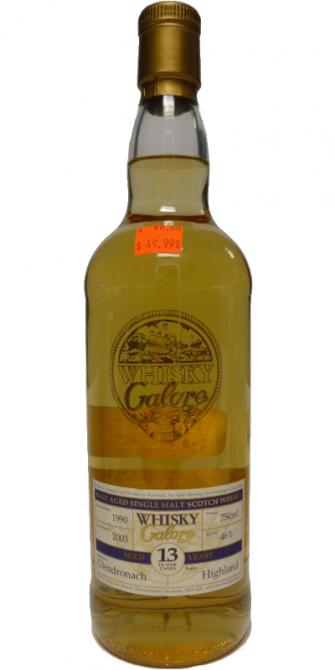 Glendronach 1990 DT Whisky Galore Oak Casks 46% 750ml