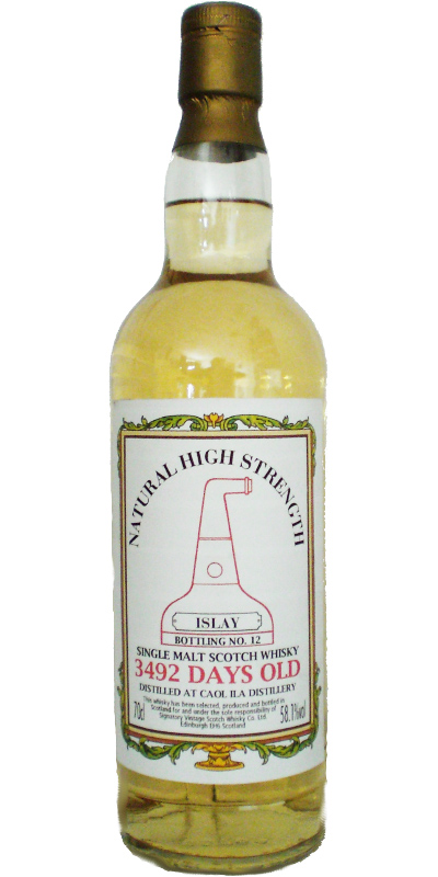 Caol Ila 3492 Days Old SV Natural High Strength Islay Bottling No. 12 58.1% 700ml