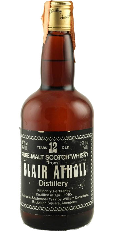 Blair Athol 1965 CA Dumpy Bottle 45.7% 750ml