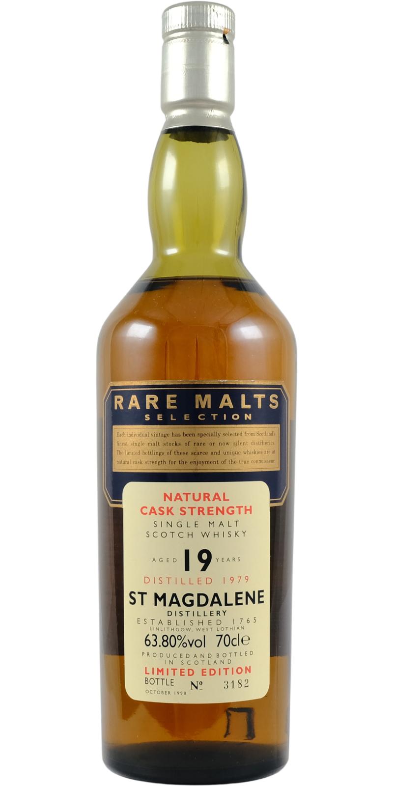 St. Magdalene 1979 - Ratings and reviews - Whiskybase