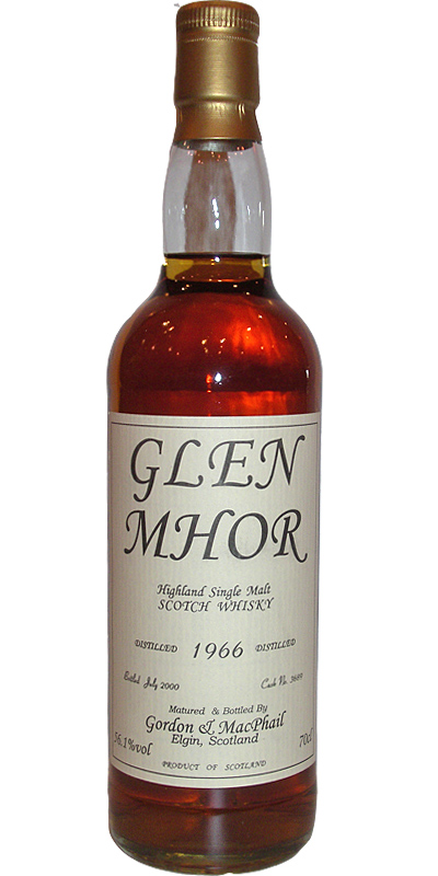 Glen Mhor 1966 GM #3689 56.1% 700ml