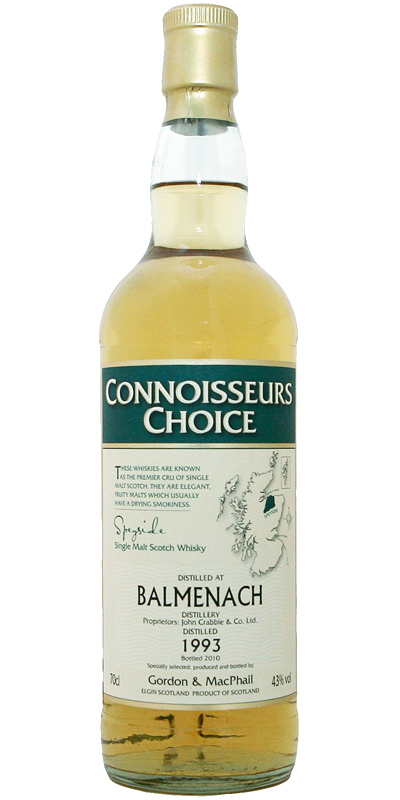 Balmenach 1993 GM Connoisseurs Choice Refill Sherry Hogshead 43% 700ml