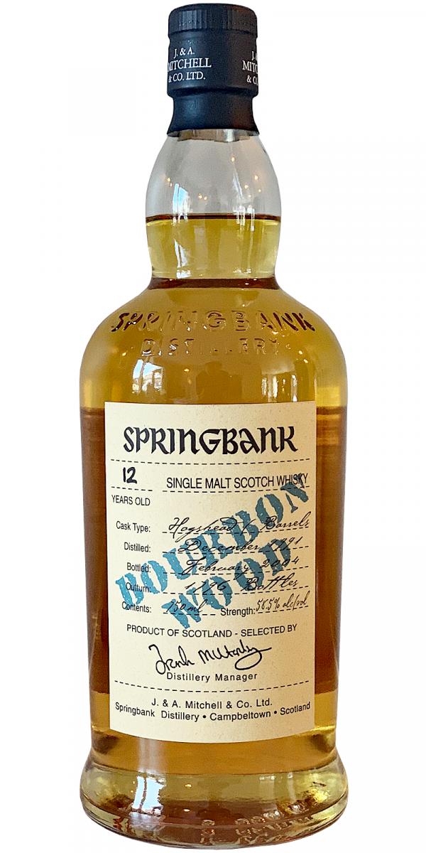 Springbank 1991 Bourbon Wood Expression Bourbon Wood 58.5% 750ml