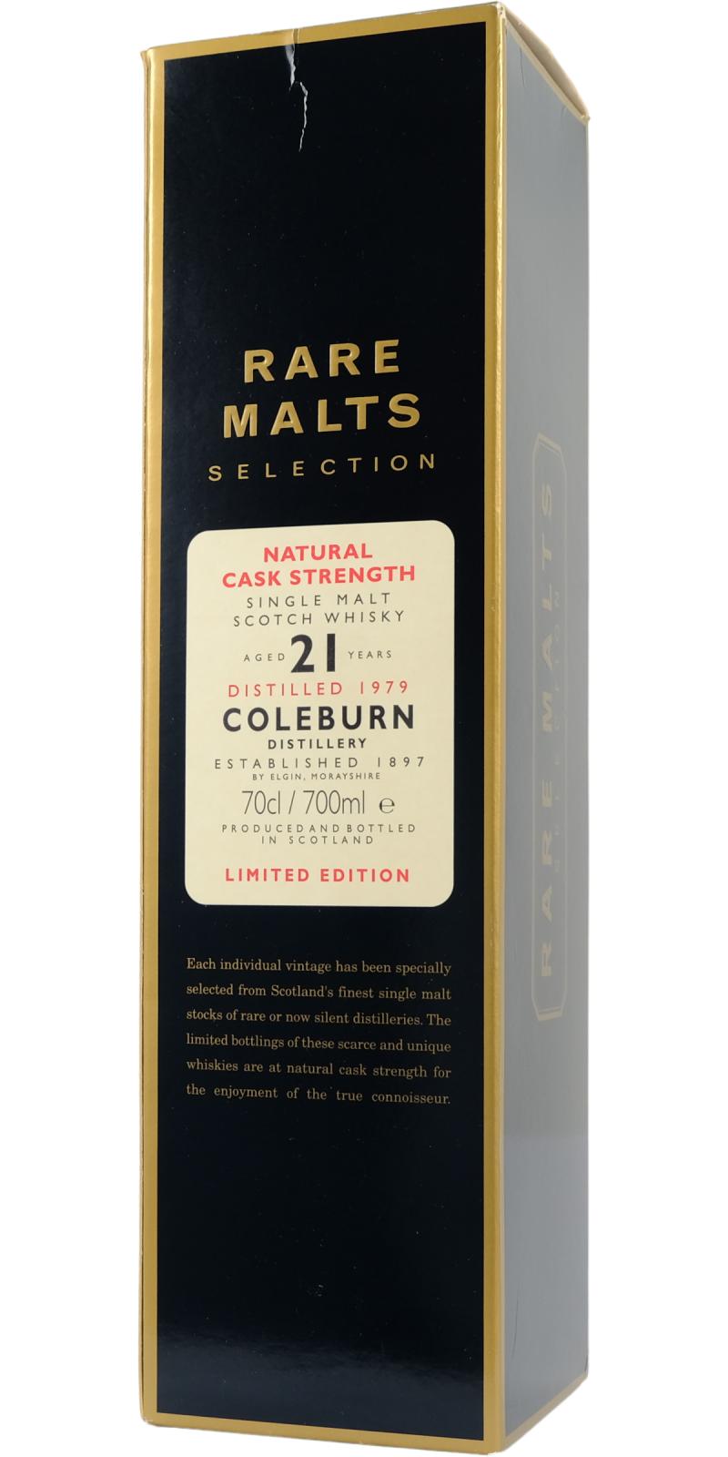 Coleburn 1979 - Ratings and reviews - Whiskybase