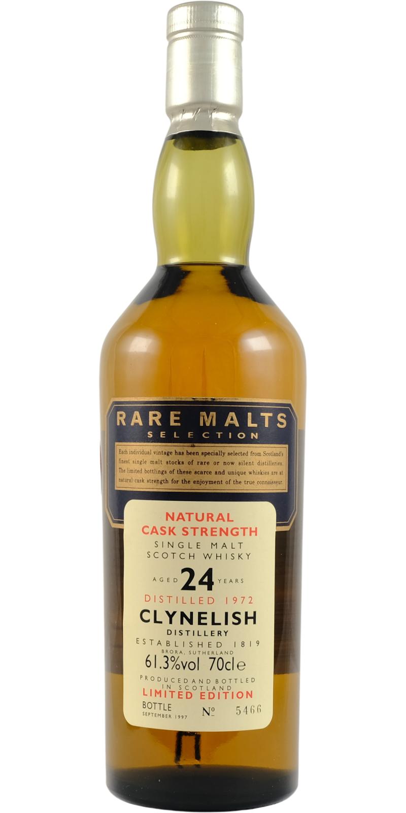 Clynelish 1972 - Ratings and reviews - Whiskybase