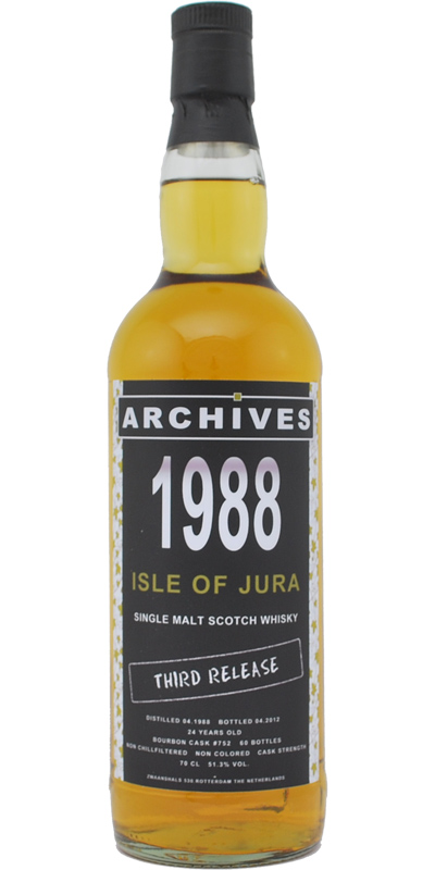 Isle of Jura 1988 Arc 3rd Release Bourbon #752 51.3% 700ml