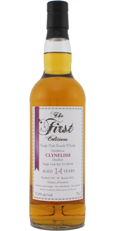 Clynelish 1997 ED The 1st Editions Sherry Cask ES 009/03 52.8% 700ml