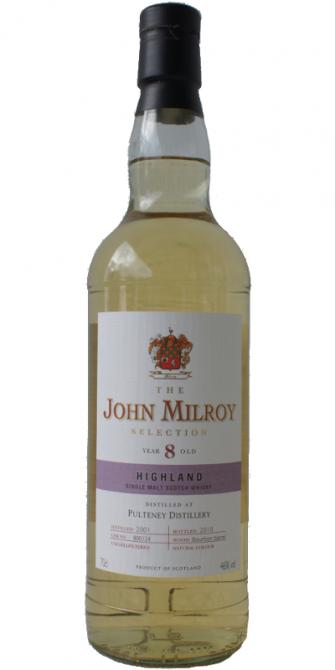 Old Pulteney 2001 JY The John Milroy Selection Bourbon Barrel #800124 46% 700ml