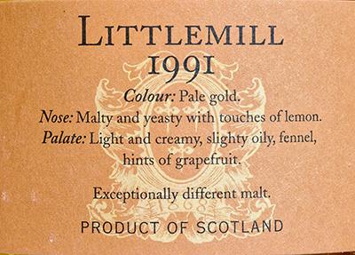 Littlemill 1991 DR