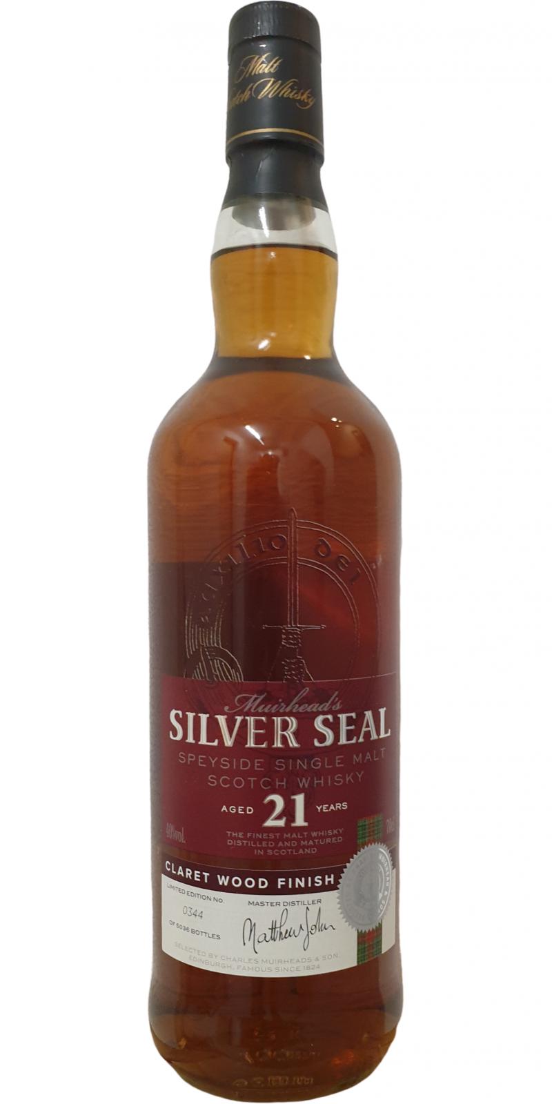Silver Seal 21yo Mh Wood Finish 40% 750ml