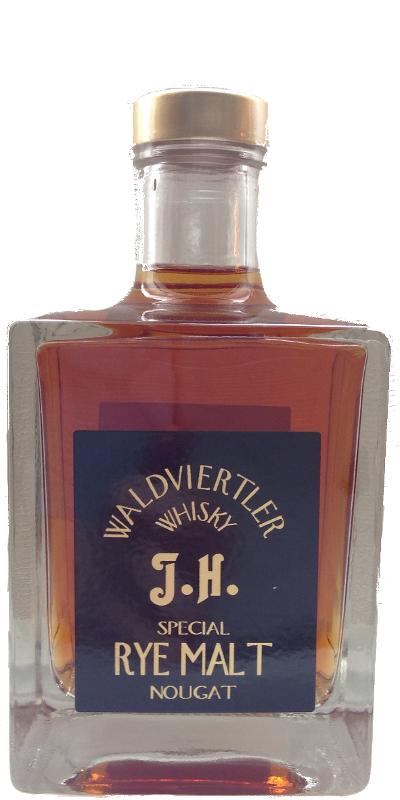 Waldviertler Whisky J.H. Special Rye Malt Nougat 41% 500ml