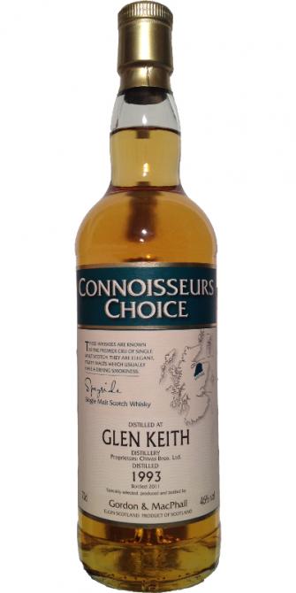 Glen Keith 1993 GM Connoisseurs Choice Refill American Hogsheads 46% 700ml