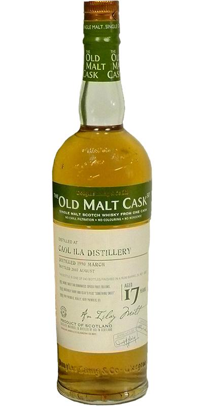 Caol Ila 1990 DL Old Malt Cask Rum Barrel Finish 50% 700ml