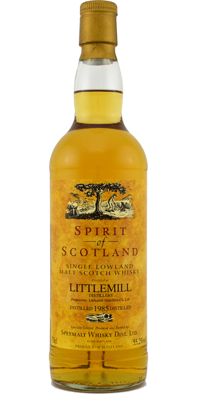 Littlemill 1985 GM Spirit of Scotland Refill Sherry Hogshead #401 55.2% 700ml