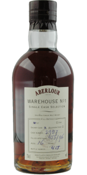 Aberlour 1996 Warehouse No. 1