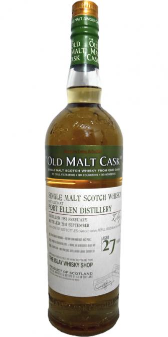 Port Ellen 1983 DL Old Malt Cask Refill Hogshead for The Islay Whisky Shop 50% 700ml
