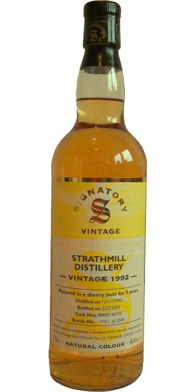 Strathmill 1992 SV