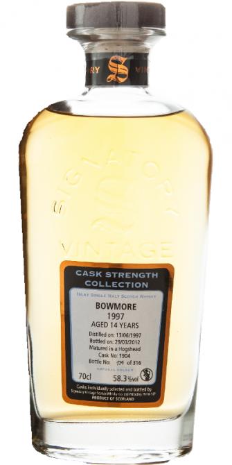Bowmore 1997 SV Cask Strength Collection #1904 58.3% 700ml