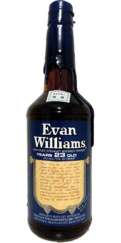 Evan Williams 23yo 53.5% 750ml
