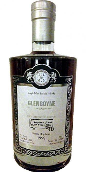 Glengoyne 1998 MoS Sherry Hogshead Aquavitae 2012 54.2% 700ml