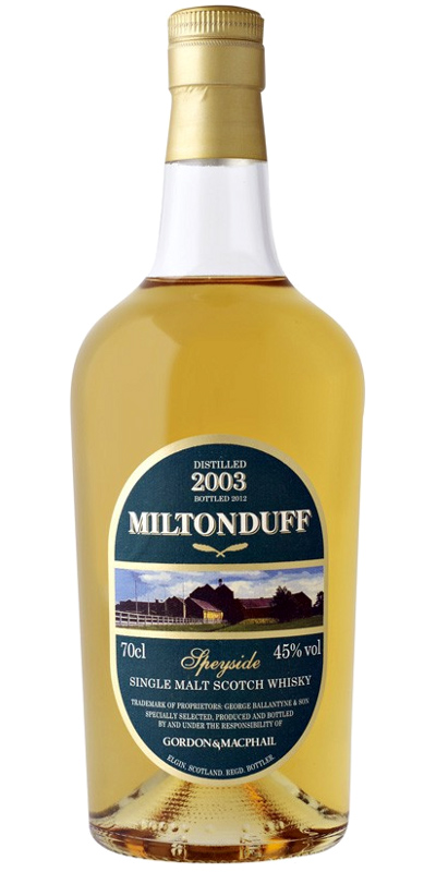 Miltonduff 2003 GM Single Cask LMDW Refill Bourbon Barrel #5112 45% 700ml