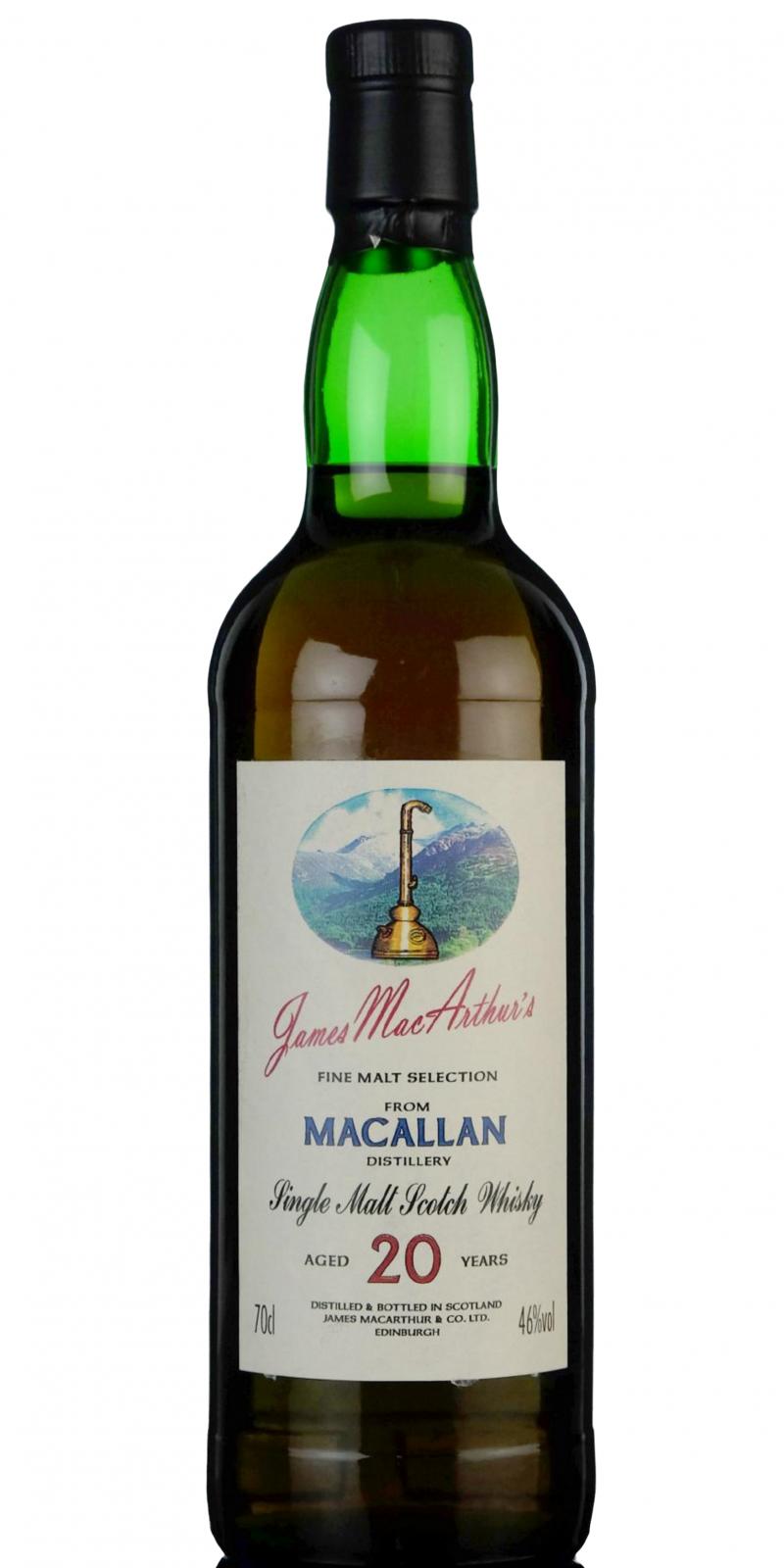 Macallan 20yo JM Fine Malt Selection 46% 700ml