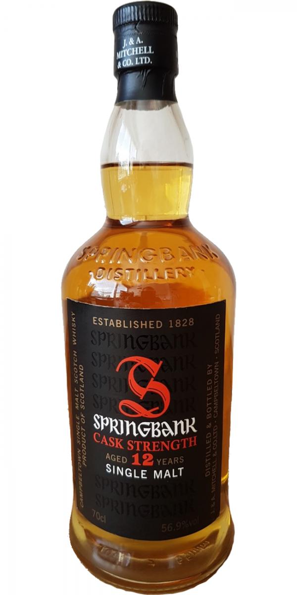 Springbank 1998 Cask Strength Bourbon #376 for Wohlenberg Vinhandel Sonderborg 56.9% 700ml