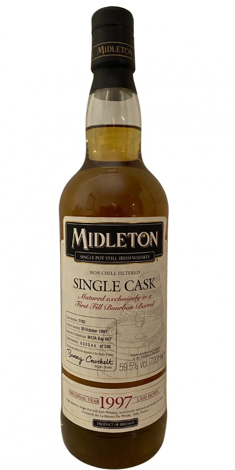 Midleton 1997 Single Cask #7102 51.8% 700ml