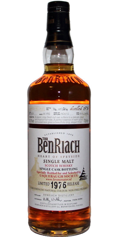 BenRiach 1976 - Ratings and reviews - Whiskybase