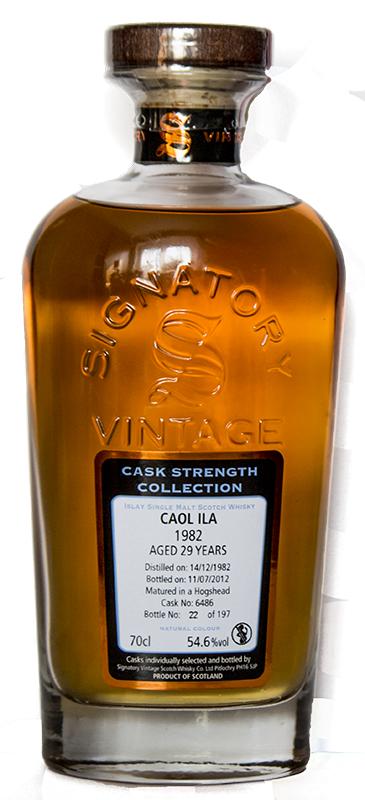 Caol Ila 1982 SV Cask Strength Collection #6486 54.6% 700ml