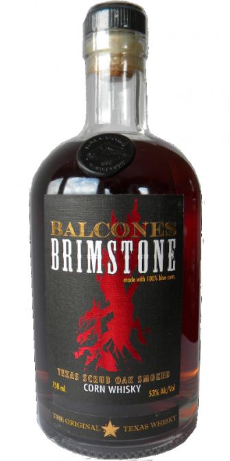 Balcones Brimstone Texas Scrub Oak Smoked BRM 11-10 53% 750ml