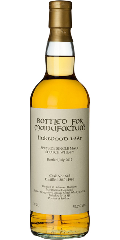 Linkwood 1995 SV Bottled for Manufactum #645 54.7% 700ml