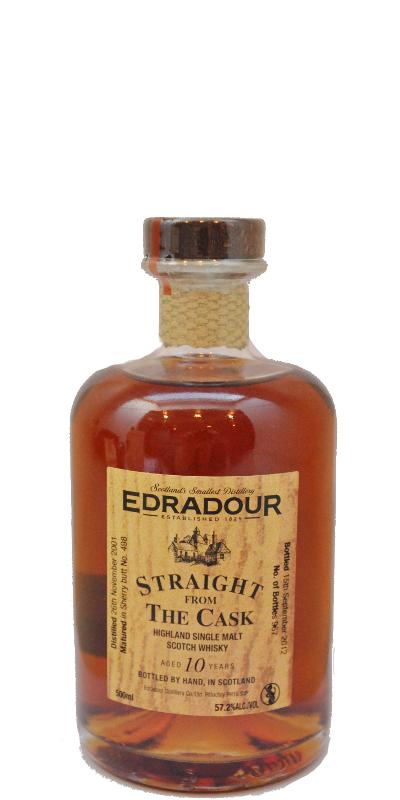 Edradour 2001 Straight From The Cask Sherry Cask Matured #498 57.2% 500ml