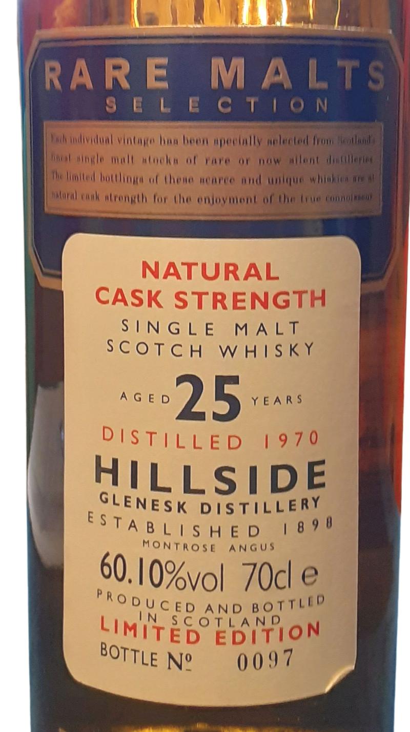 Hillside 1970 - Ratings and reviews - Whiskybase