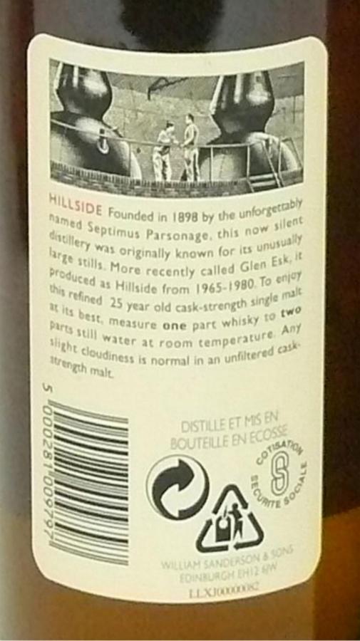 Hillside 1970 - Ratings and reviews - Whiskybase