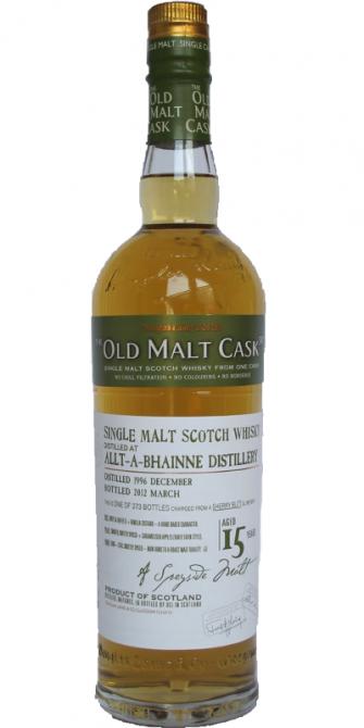 Allt-A-Bhainne 1996 DL The Old Malt Cask Sherry Butt 50% 700ml