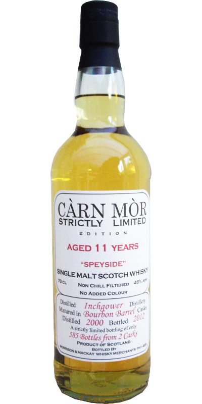 Inchgower 2000 MMcK Carn Mor Strictly Limited Edition 46% 700ml