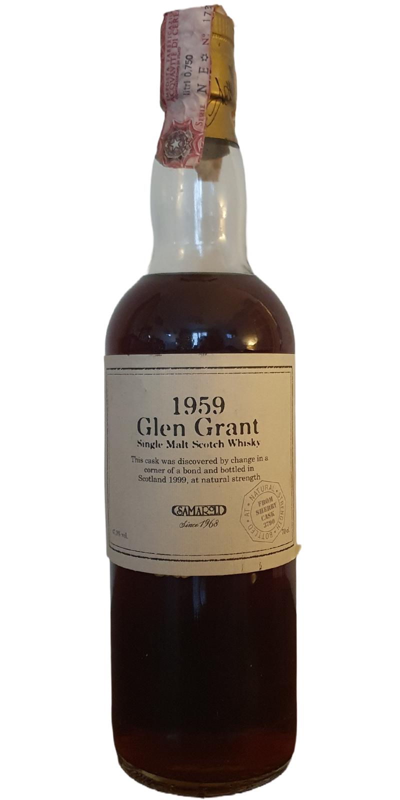 Glen Grant 1959 Sa Sherry Cask 3790 47.3% 700ml