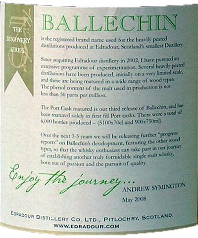 Ballechin Batch 3