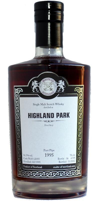 Highland Park 1995 MoS Warehouse Range Port Pipe 56.5% 700ml