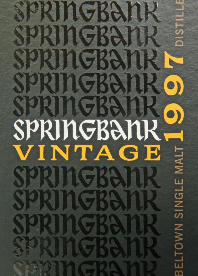 Springbank 1997 Vintage