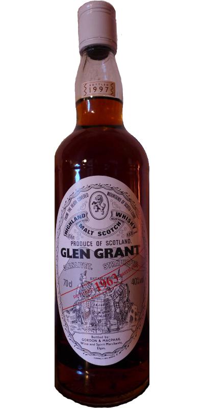 Glen Grant 1963 GM Licensed Bottling 40% 700ml