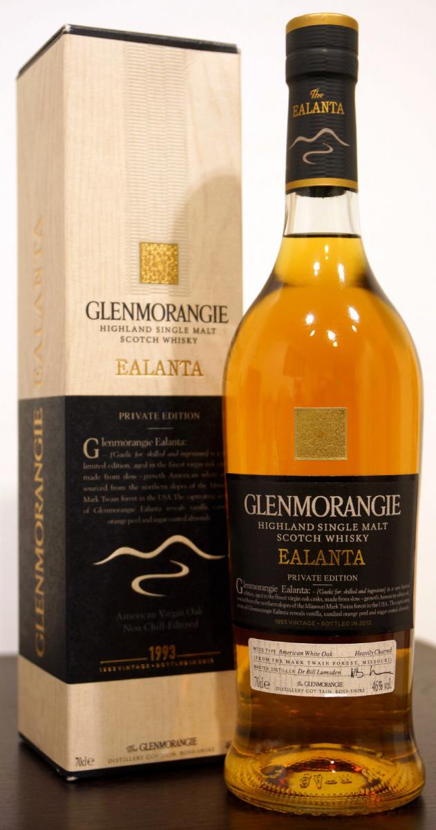 Glenmorangie Ealanta - Ratings and reviews - Whiskybase