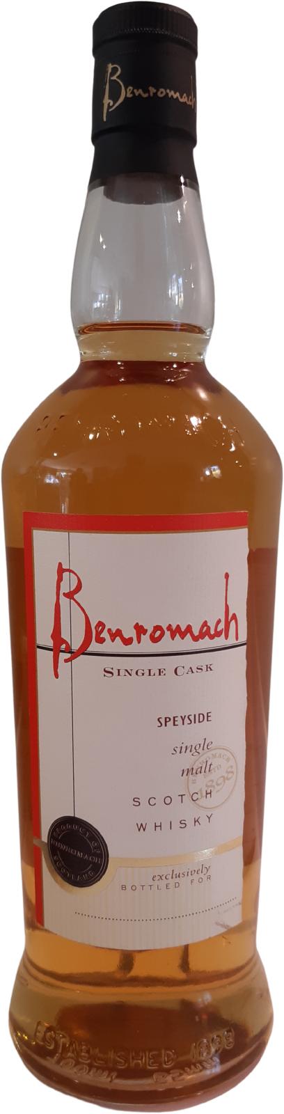 Benromach 2000 Distillery Only Handbottled 1st Fill Bourbon Barrel #121 60.6% 700ml