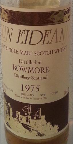 Bowmore 1975 De 1921 + 22 50.6% 700ml