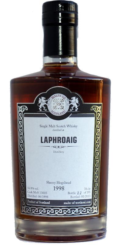 Laphroaig 1998 MoS Warehouse Range Sherry Hogshead 56.8% 700ml