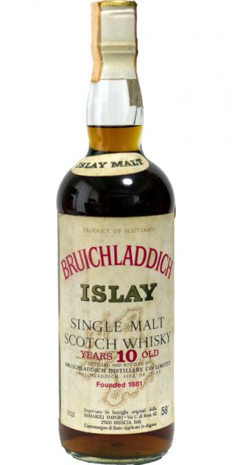 Bruichladdich 10yo Islay Malt Samaroli Import 58% 750ml